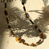 Tiger Eye Teardrop necklace