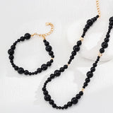 Black Agate Power Necklace