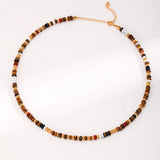 Earth Memory Nature Stone Beaded Necklace