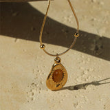 Tiger Eye Brave Necklace