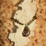 Tiger Eye Seed Necklace