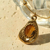 Tiger Eye Brave Necklace