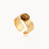 Tiger‘s Eye Wreath Ring